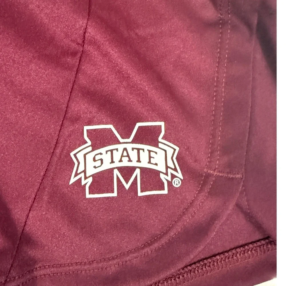Adidas Mississippi State University Maroon D4T K Training Shorts Womens M